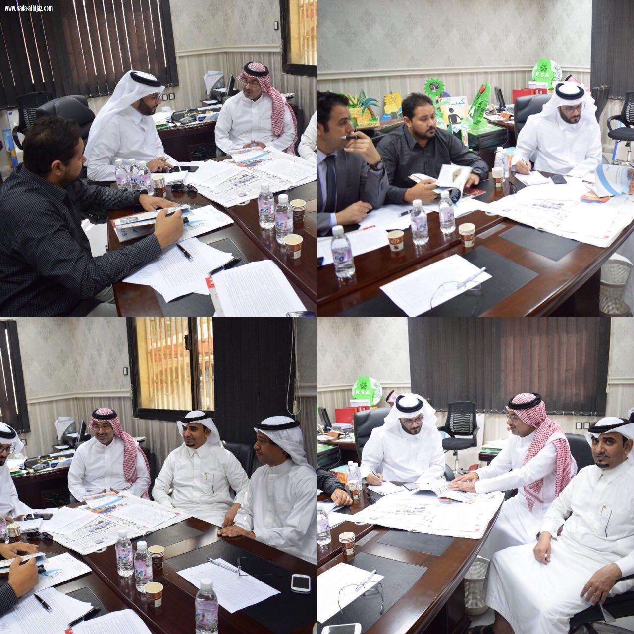 انعقاد الإجتماع الأول لوحدة الإعلام بمكتب تعليم النسيم