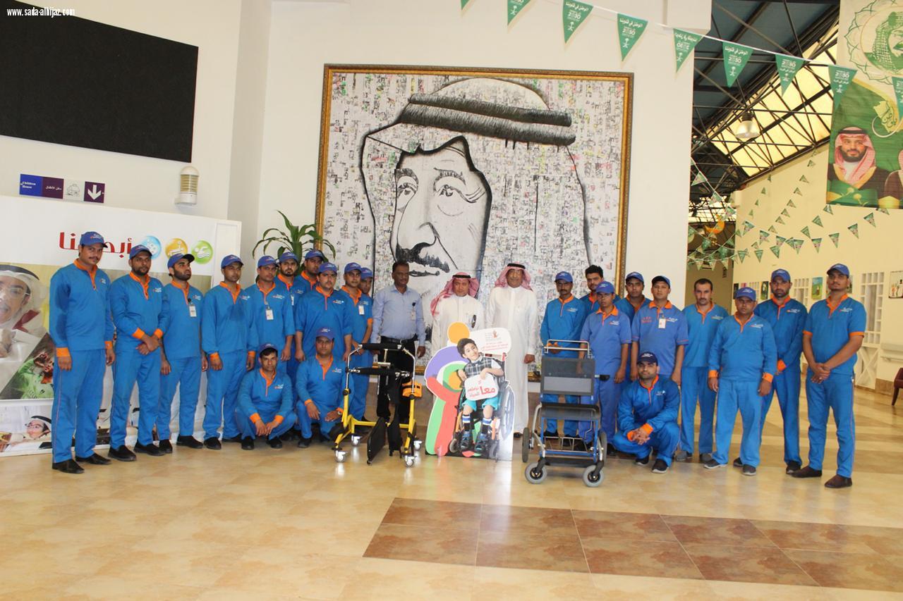 العاملين بمطار المؤسس الجديد يتلقون التدريب على كيفيةالتعامل مع ذوي الاحتياجات الخاصة بمركز الملك عبد الله عبد العزيز لرعاية ذوو القدرات الفائقة