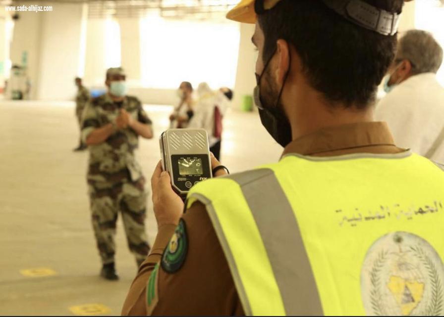 الدفاع المدني يرفع جاهزيته في جسر الجمرات والساحات المحيطة به