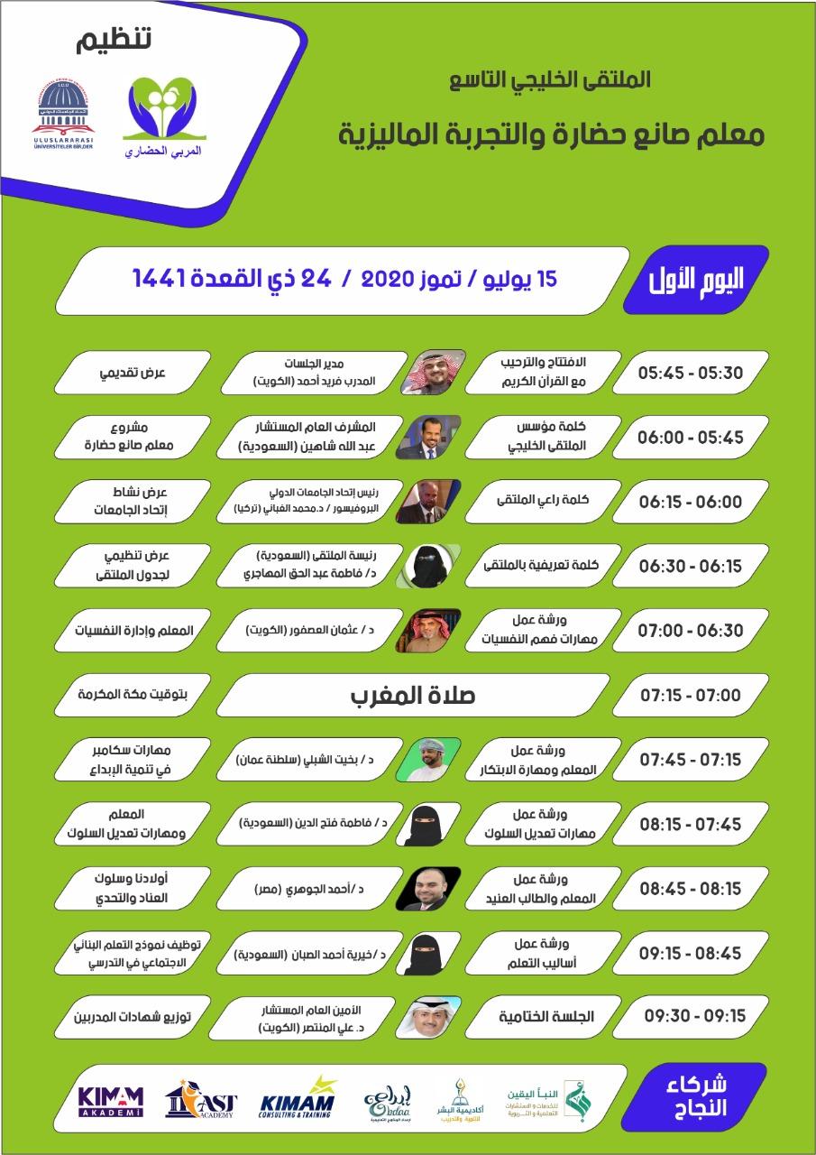 اختتام فعاليات الملتقى الخليجي التاسع
