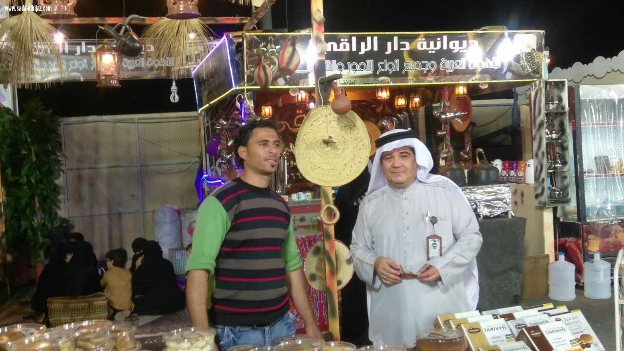 صحيفة صدى الحجاز تتجول بين اقسام مهرجان ربيع النوارية