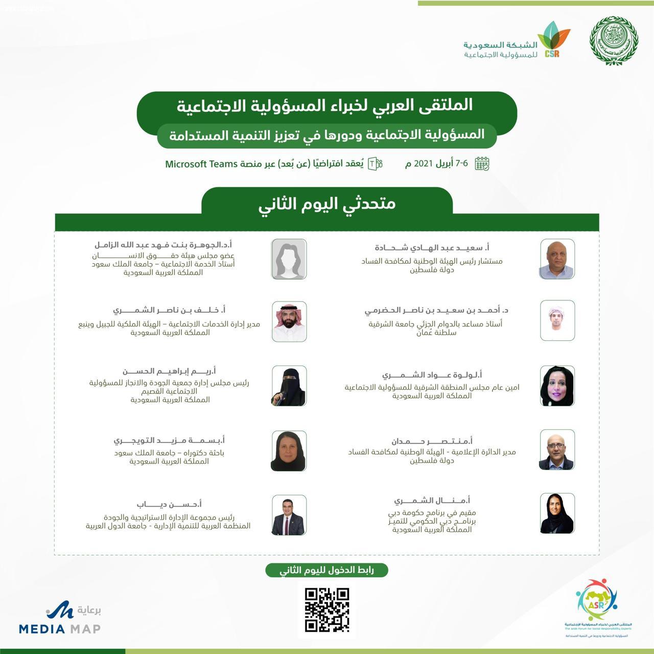 *الدكتورة الجوهرةبنت فهد  الزامل*: *تدعو لأقامة شراكات بين مؤسسات المجتمع المدني على الصعيد الاقليمي والمحلي والدولي*