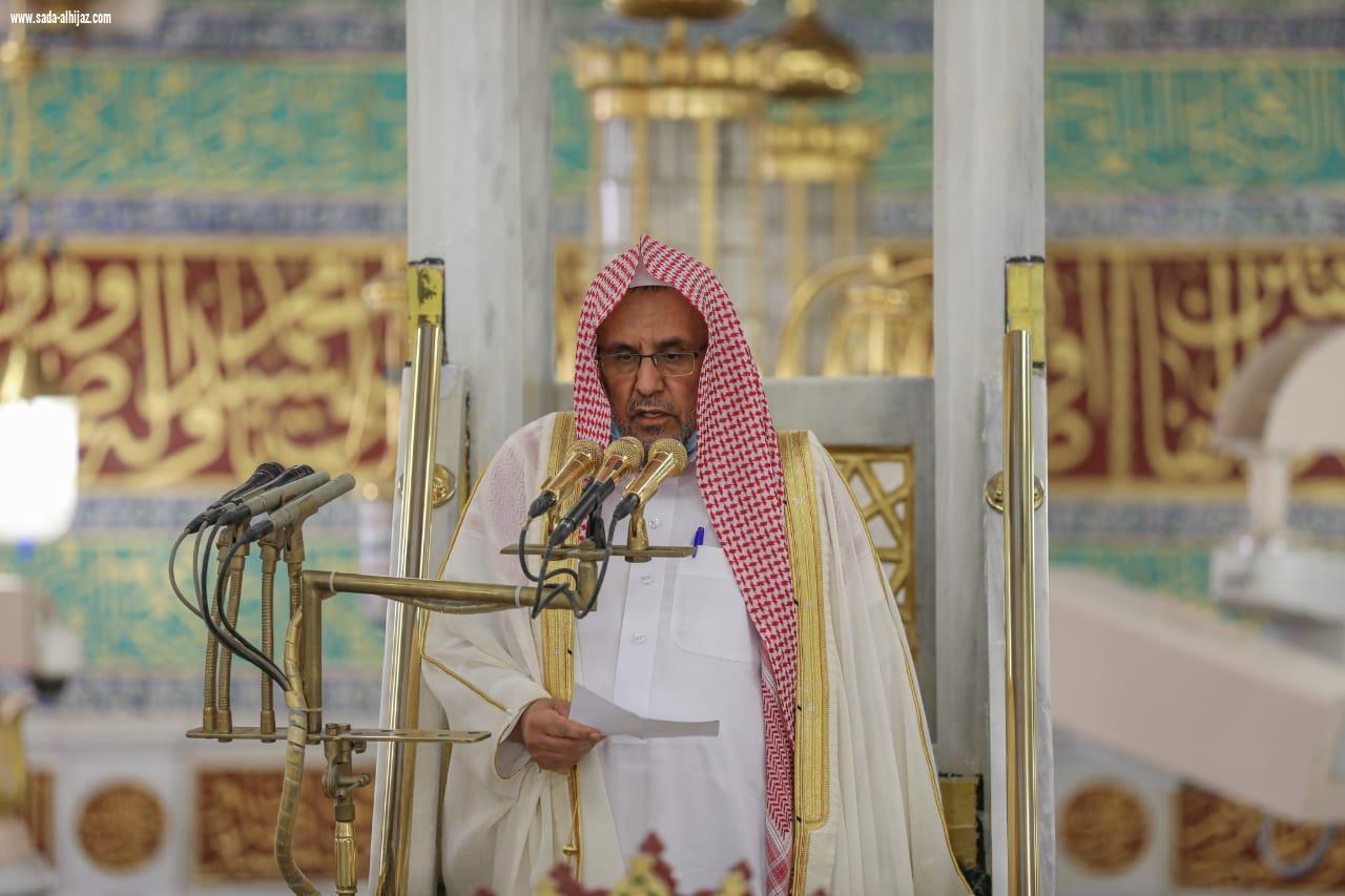 إمام الحرم النبوي فضيلة الشيخ / حسين آل الشيخ - يوصي المسلمين بتقوى الله ، فهي خير الزاد ليوم المعاد