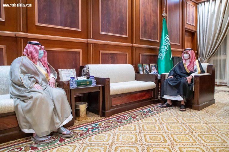 سمو نائب أمير منطقة حائل يستقبل مدير فرع وزارة الرياضة بالمنطقة