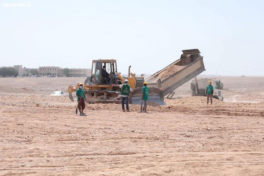 البرنامج السعودي لتنمية وإعمار اليمن يبدأ المرحلة الأولى من مشروع مدينة الملك سلمان الطبية والتعليمية بالمهرة