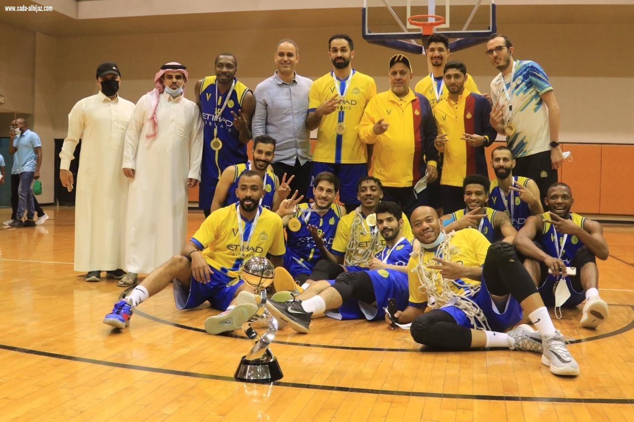 للمرة الثالثة في تاريخه النصر يحقق كأس وزارة الرياضة لكرة السلة