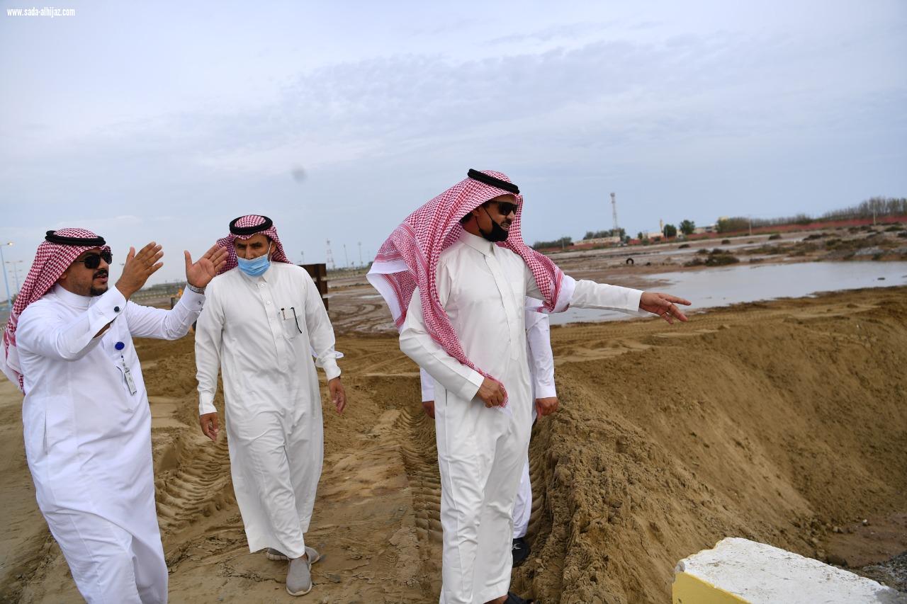 رئيس مركز الشقيق يتفقد الإجراءات الاحترازية بنقاط ذبح الأضاحي