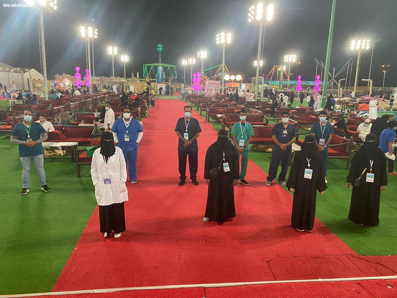 مستشفى العارضة ومستشفى ابوعريش العام ينفذان حملات توعوية عن لقاح كورونا COVID -19