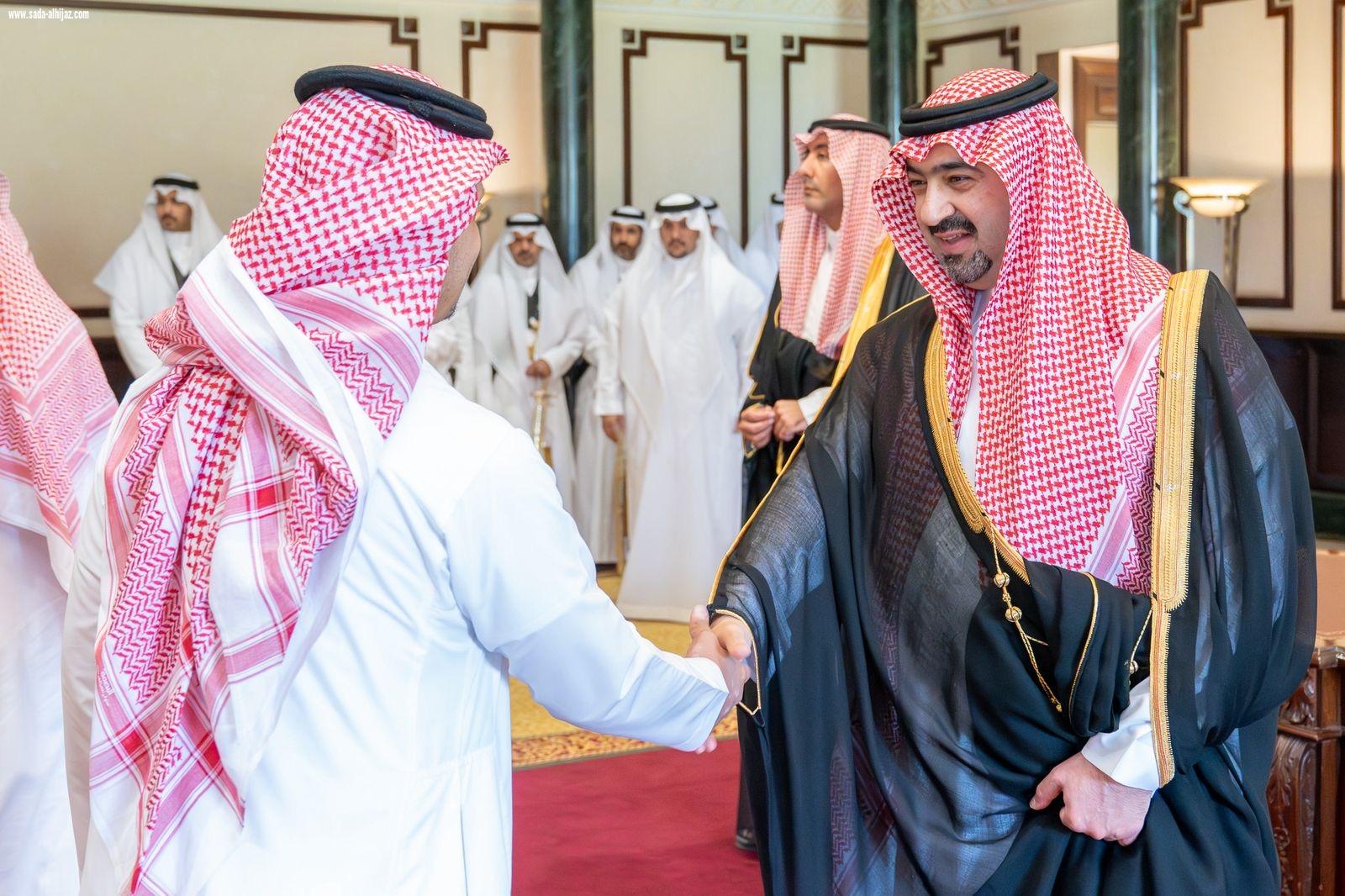 نائب أمير تبوك يستقبل وكلاء ومنسوبي الإمارة بمناسبة عيد الاضحى المبارك 