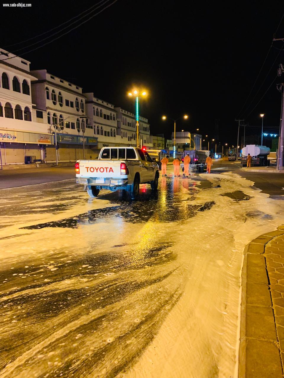 بلدية محافظة أضم تجند 42 موظف و130 عامل تساندهم 40 آلية لتنفيذ خطة بلدية محافظة أضم لمكافحة فيروس كورونا
