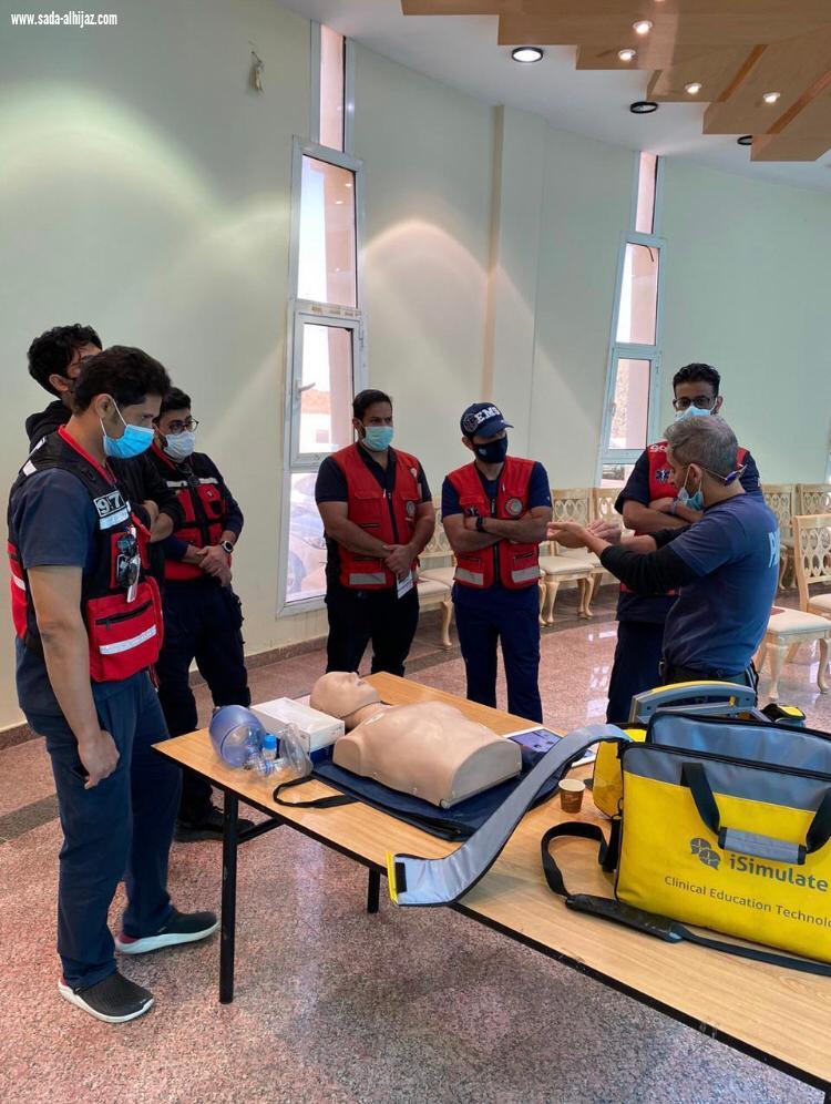 84864 مكالمة و17842 بلاغاً للهلال الاحمر بمنطقة الباحة