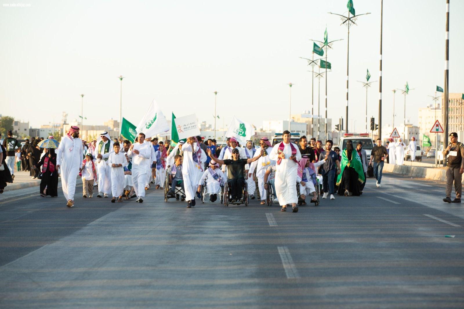 حضور جماهيري غفير لفعاليات أمانة تبوك بمناسبة اليوم الوطني الـ95