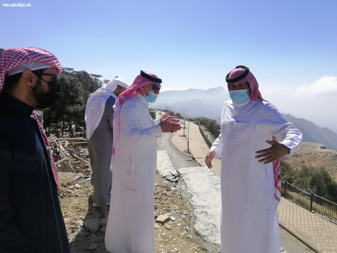 محافظ المندق يتفقد مشروع منتجع ليدي كلاودز السياحي