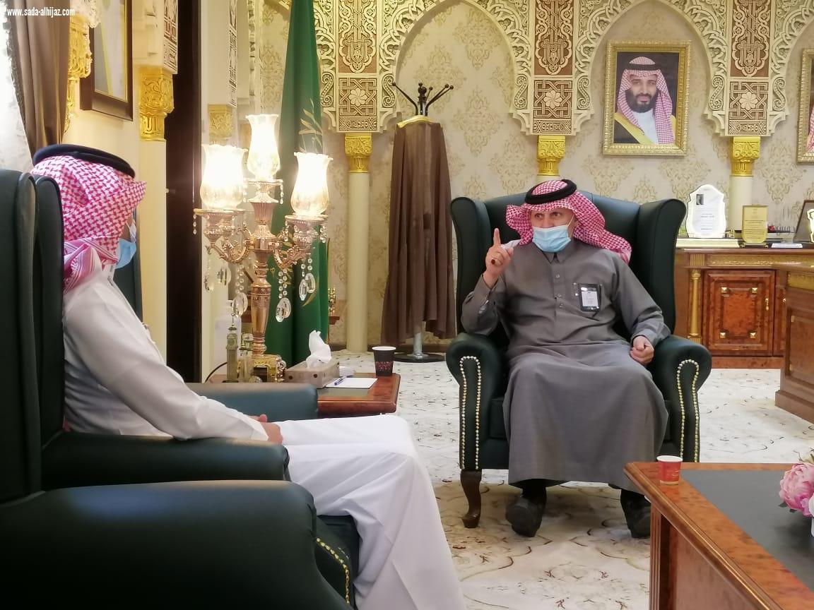 محافظ المندق يستقبل مدير المركز الاعلامي بالمحافظة
