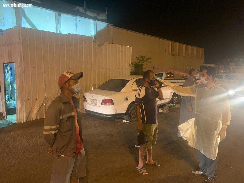 لجنة متابعة إسكان العمالة بـ حبونا تواصل تطبيق الاشتراطات الصحية
