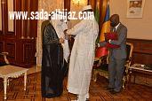 الرئيس التشادي يلتقي سفير المملكة