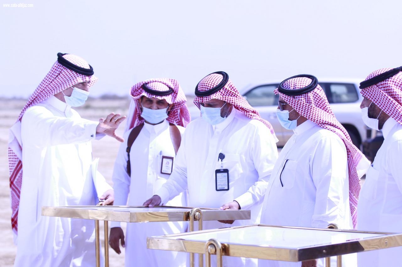  القحطاني  يقف على مشروع المدينة الصناعية بالدرب 