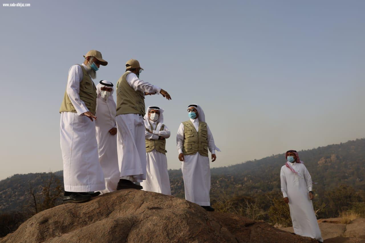 المهندس المشيطي يتفقد أعمال السيطرة على حرائق متنزهات 