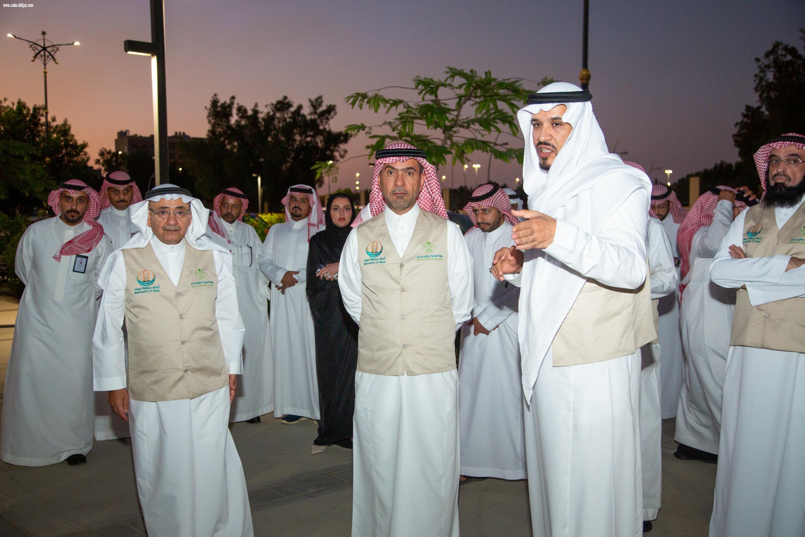 وزير البلديات والإسكان يختتم زيارته لمنطقة تبوك.