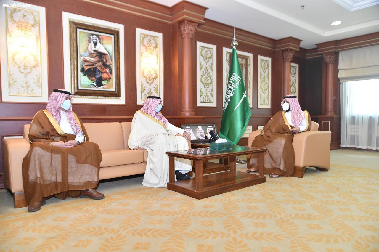 سمو نائب أمير منطقة جازان يستقبل وكيل وزارة الشؤون البلدية لتخطيط المدن 