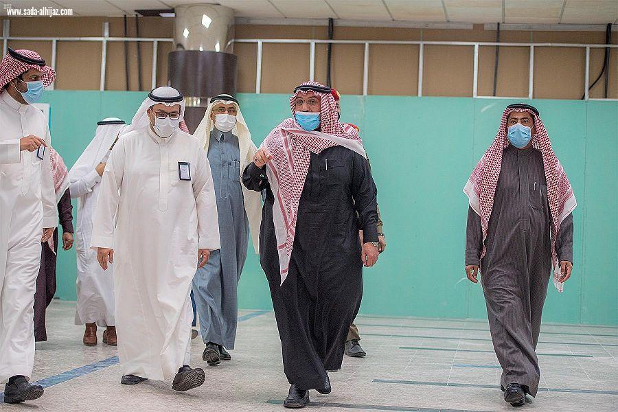 سمو أمير القصيم يقف على جاهزية مركز لقاح كورونا بالمنطقة