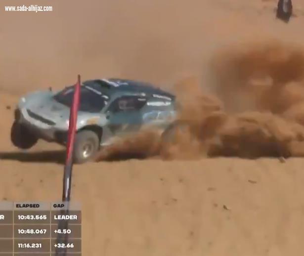 تعرض متسابقة في إكستريم إي بالعلا لحادث انقلاب مروع