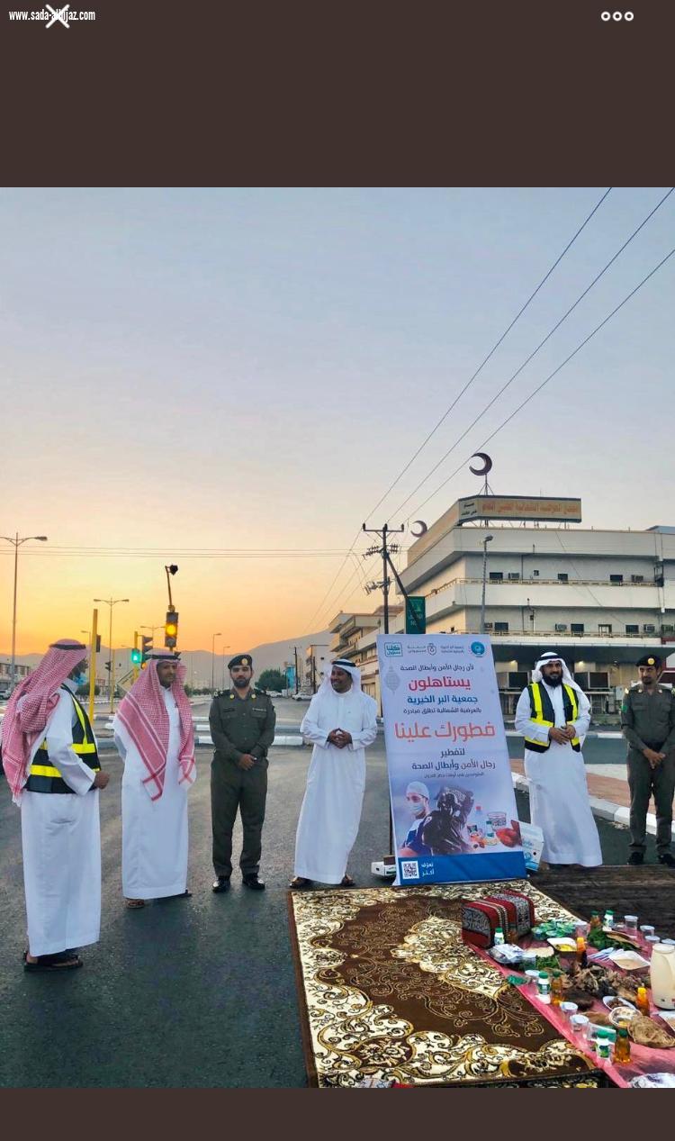 دشن سعادة محافظ محافظة العرضيات الأستاذ علي بن يوسف الشريف يوم الأحد الموافق ٣ (رمضان )