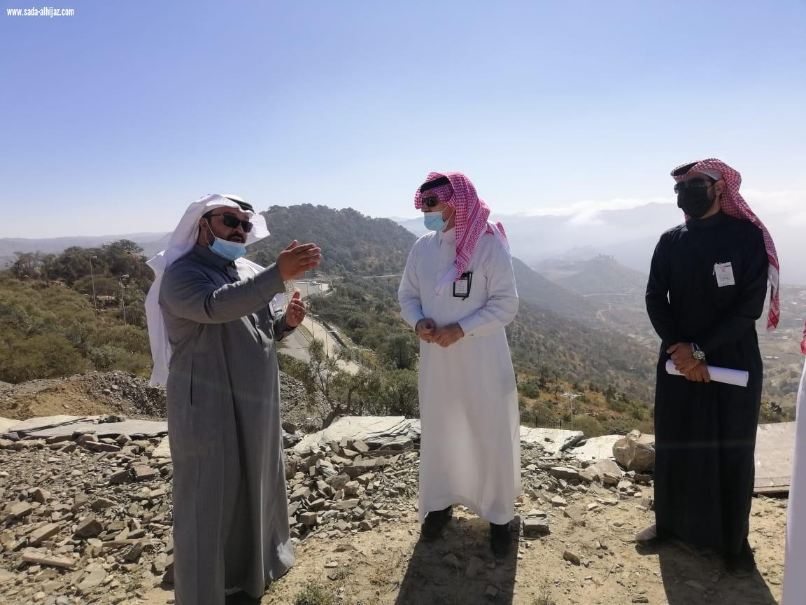 محافظ المندق يتفقد مشروع منتجع ليدي كلاودز السياحي