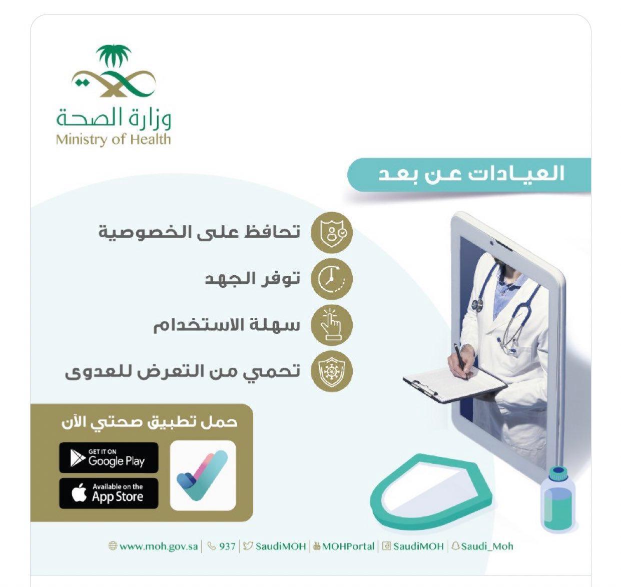 العيادات الطبية الافتراضية في العلاج عن بعد ودورها في وقاية المجتمع 