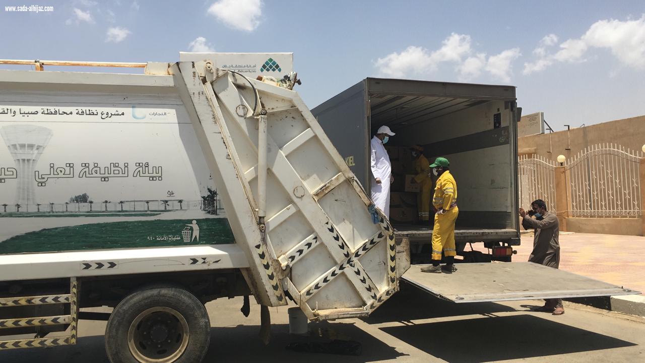 بلدية محافظة صبيا تصادر وتتلف 
