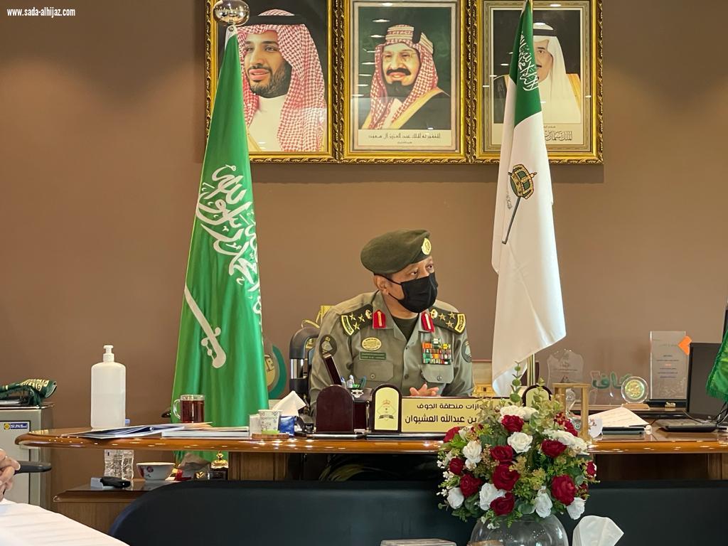 مدير جوازات الجوف يجتمع مع مدير الخطوط السعودية بمنطقتي الجوف والحدود الشمالية
