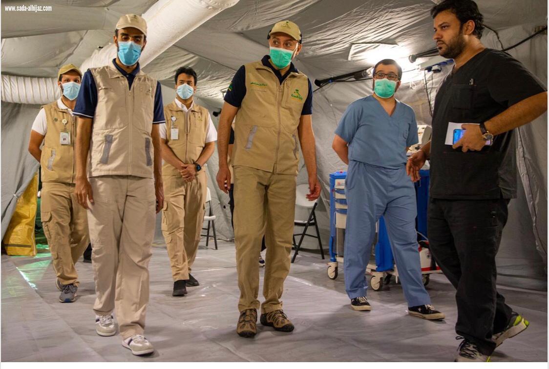 مستشفى ميداني جديد بسعة 100 سرير لإستقبال حالات كورونا بمكة المكرمة