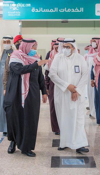 سمو أمير القصيم يقف على جاهزية مركز لقاح كورونا بالمنطقة