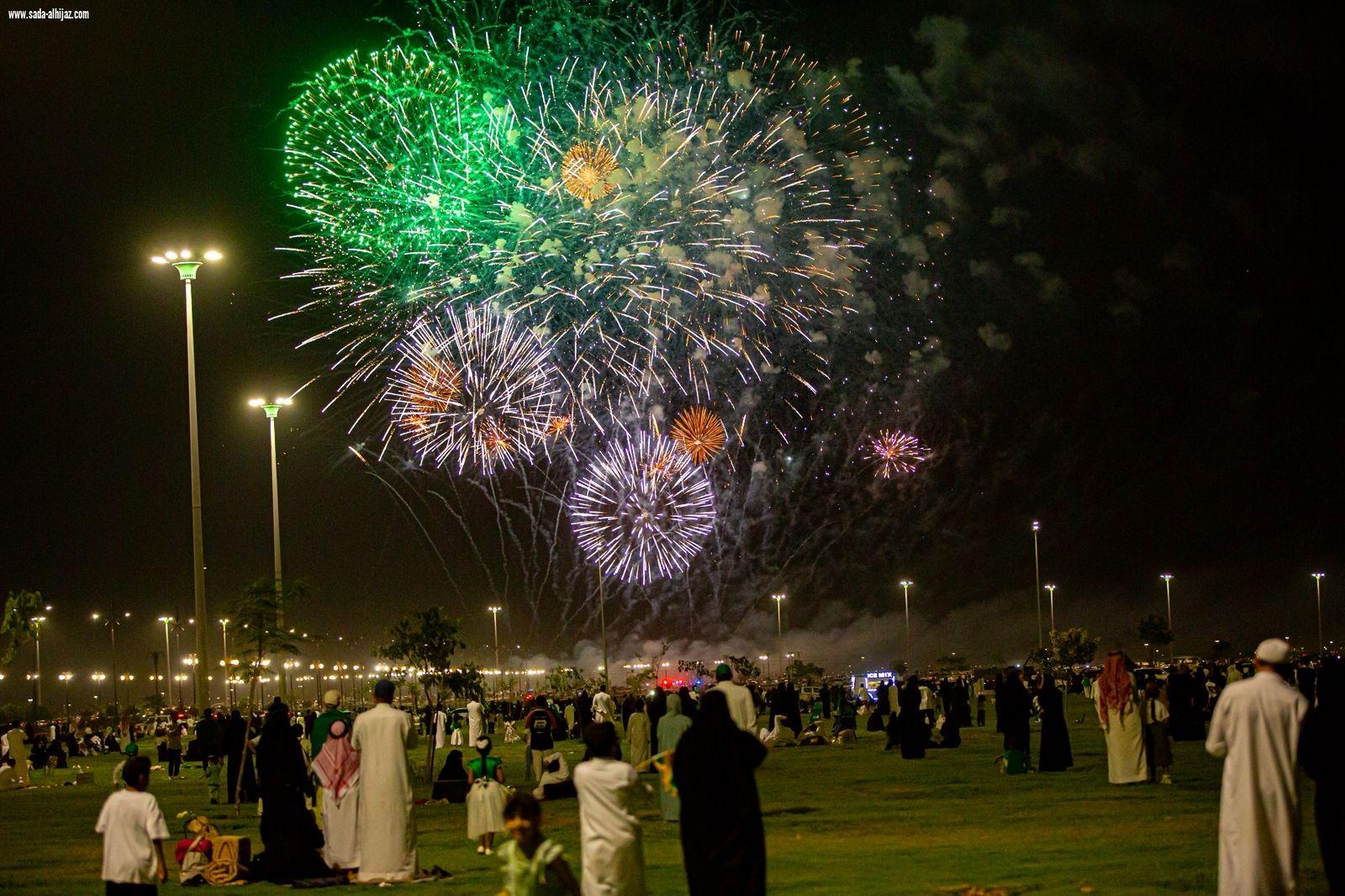 حضور جماهيري غفير لفعاليات أمانة تبوك بمناسبة اليوم الوطني الـ95