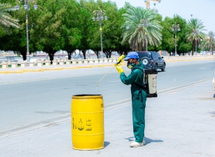 5 ملايين لتر مخفف من المبيدات ضمن جهود أمانة تبوك وبلدياتها التابعة للإصحاح البيئي خلال النصف الأول