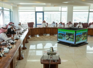 أمين عسير يناقش خطة معالجة التشوه البصري مع الجهات الخدمية