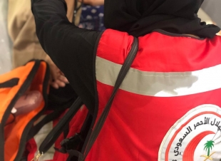 تطوع هلال المدينة المنورة يشارك   بفرق إسعافية وتثقيفية خلال اجازة عيد الاضحى بالمسجد النبوي