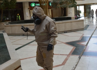 الإدارة العامة للدفاع المدني بجدة تنفذ فرضيةإطفاء وانقاذ وإخلاء بمستشفى الملك عبدالعزيز  الجامعي
