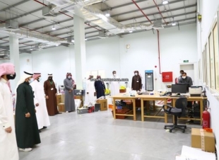 مدير عام بريد القصيم يتفقد مركز التوزيع