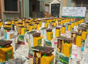 بحضور النائب الأول لحاكم الأقليم الملحقة الدينية في السنغال توزع 1000 سلة غذائية في أقاليم لوغا