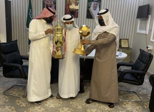 رئيس مركز وادي جازان يستقبل فريق امجاد الخشابية بطل بطولة الغرفة التجارية الصناعية بجازان  وبطل السوبر
