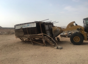 إزالة مخيمات طريق مكة جدة السريع