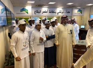 امانة العاصمة المقدسة تطلق مبادرة كلنا شركاء في البيئة بمشاركة مدرسة عبدالله الخليفي الثانوية 