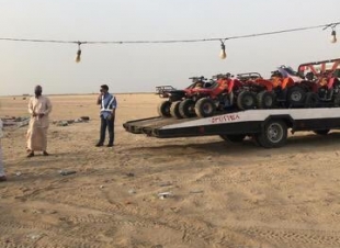 أمانة جدة: مصادرة درجات نارية مخالفة بشاطئ خليج سلمان