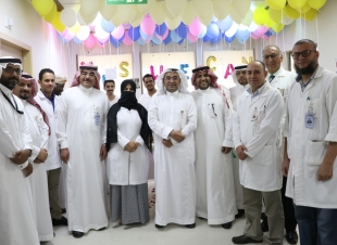 مستشفى الملك فهد العام بالمدينة يحتفي بمرور عام على نجاح اول عملية زراعة خلايا جذعية .