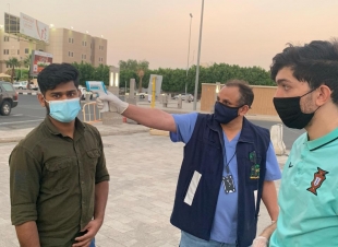 :المسح الميداني داخل الأسواق بمحافظة الطائف لإكتشاف حالات كورونا: