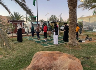 فرع الرئاسة العامة لهيئة الأمر بالمعروف والنهي عن المنكر بمنطقة الجوف يُفعّل المصلى المنتقل وفق الإجراءات الاحترازية.