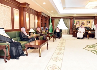 سمو أمير منطقة جازان يستقبل محافظي المحافظات.